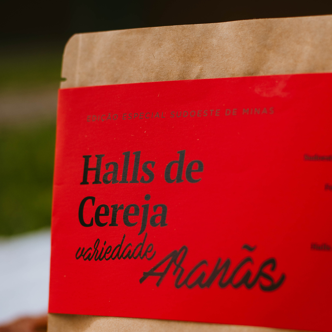 Pacote de café vermelho