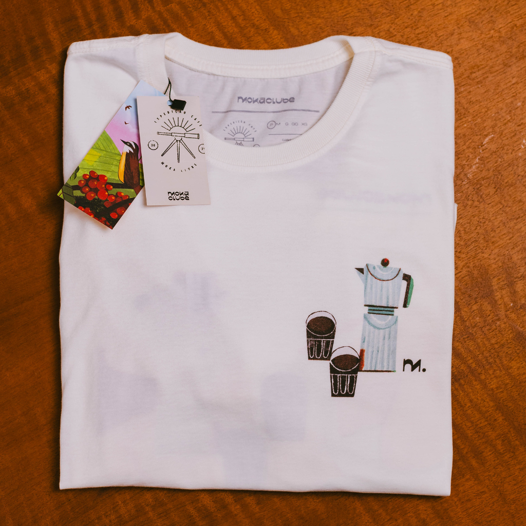 Camiseta Manga Longa Off White - Coleção Expedição