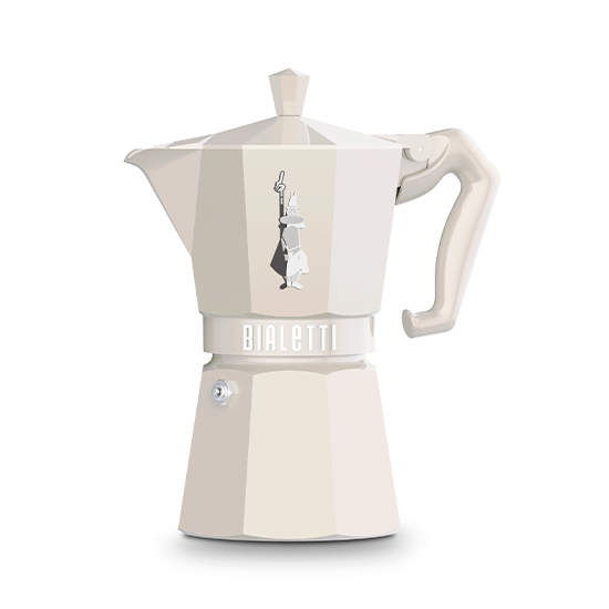 Bialetti Moka Exclusive Areia - 6 xícaras