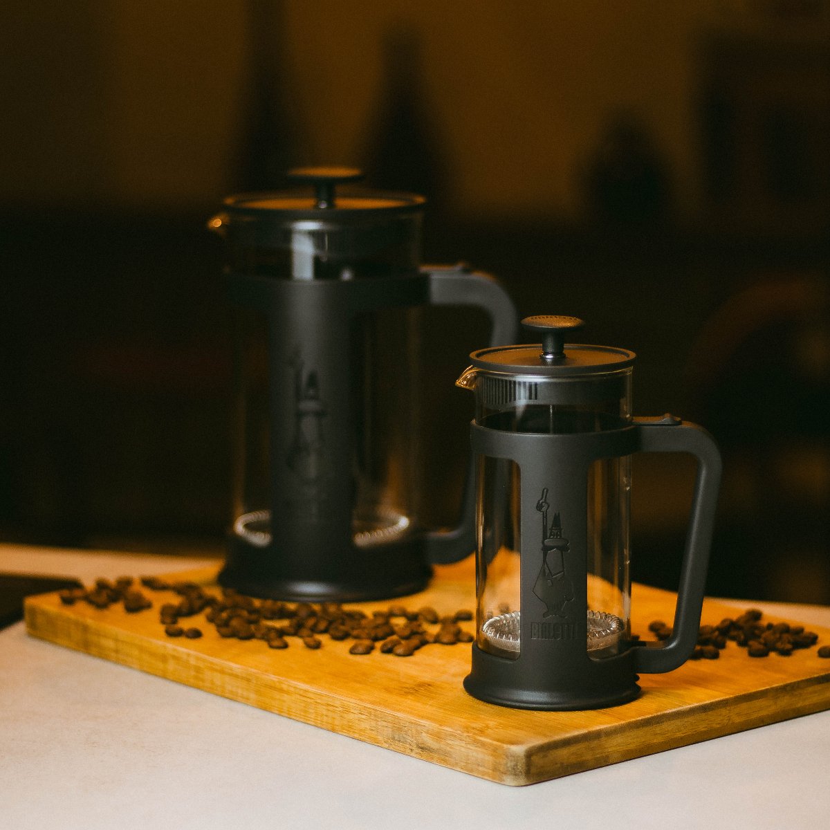 French Press Bialetti Smart 350ml - Preta + Brinde