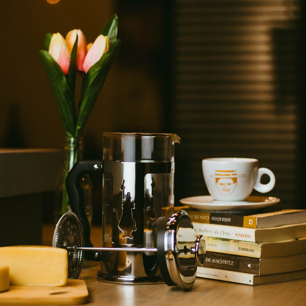 French Press Bialetti Preziosa 350ml + Café Tutti-Frutti 250g