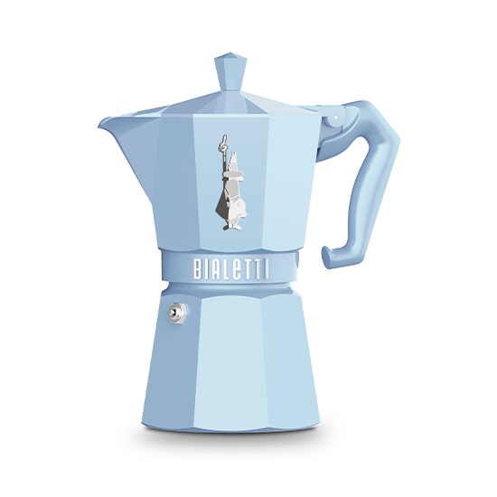 Bialetti Moka Exclusive Azul - 6 xícaras