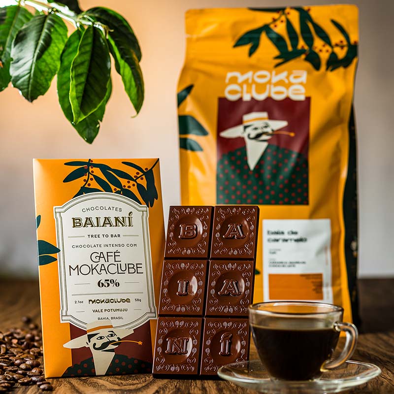 Chocolate Baianí 65% com Café - 58g