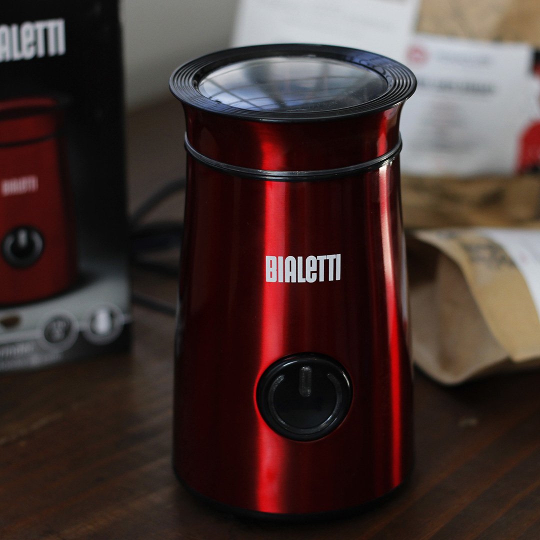 Moedor de Café Elétrico Bialetti Vermelho