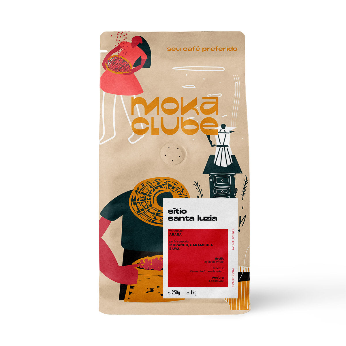 Café Sítio Santa Luzia 250g - Moka Clube