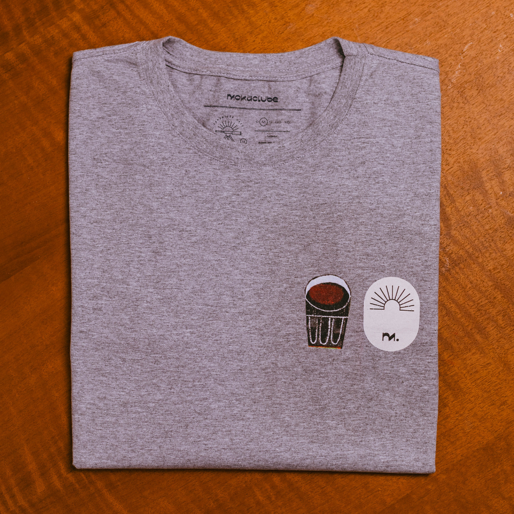 Camiseta Cinza Mescla - Coleção Expedição