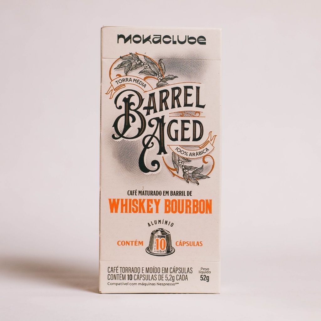 Cápsula Whiskey Bourbon Barrel Aged 10un
