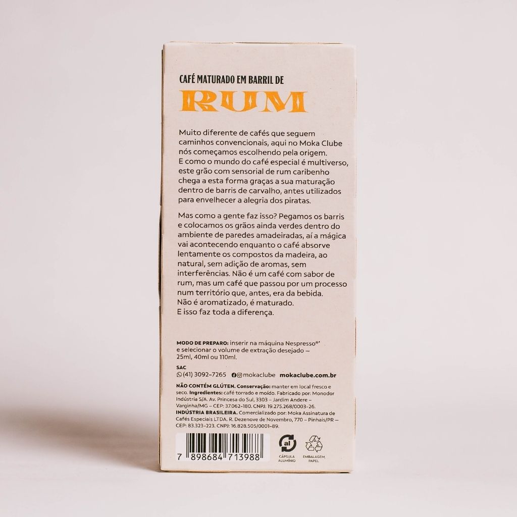 Cápsula Rum Barrel Aged 10un