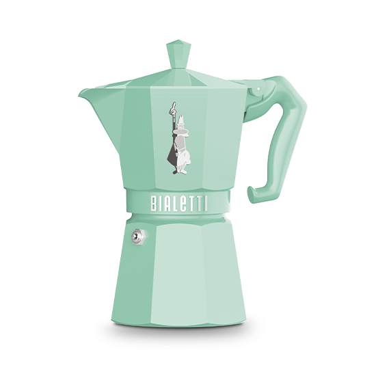 Bialetti Moka Exclusive Verde - 6 xícaras + Brinde
