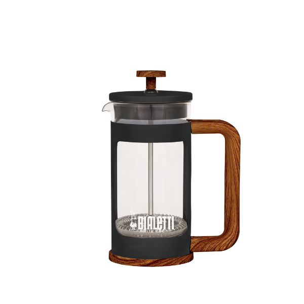 French Press Woody 350ml Preta