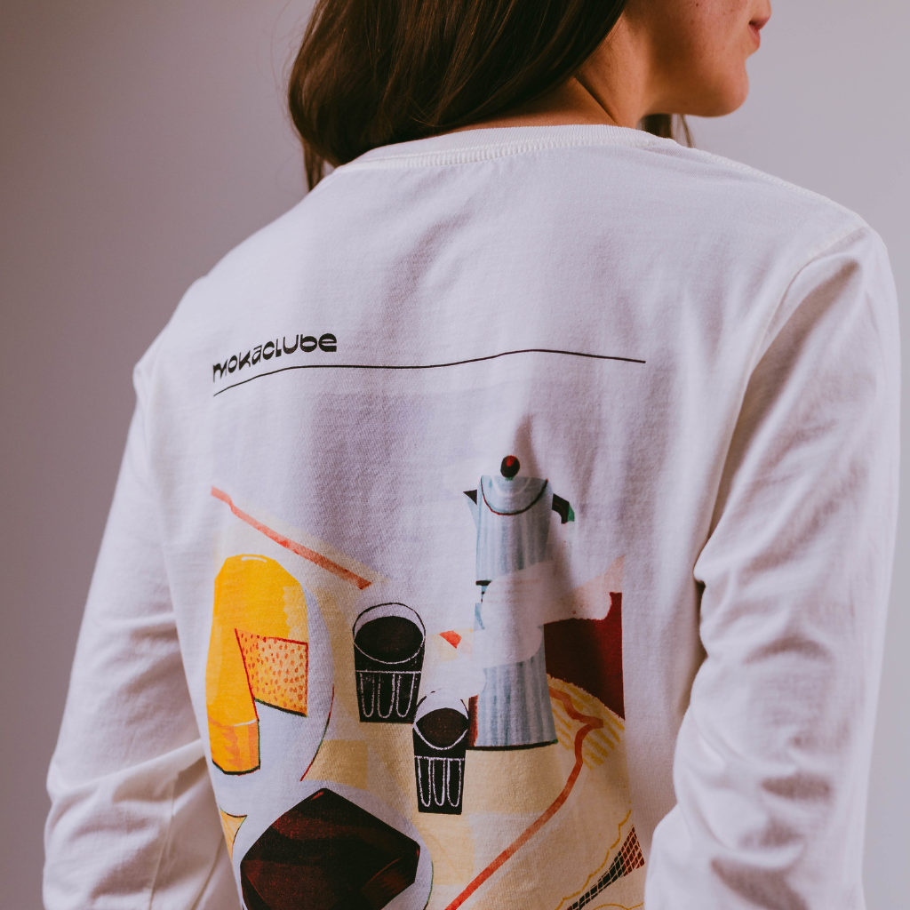 Camiseta Manga Longa Off White - Coleção Expedição