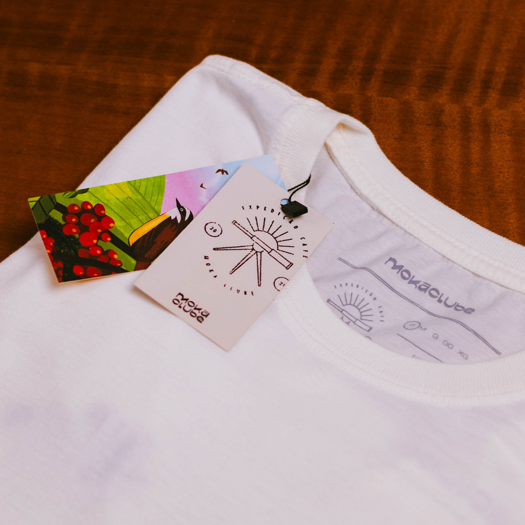 Camiseta Manga Longa Off White - Coleção Expedição