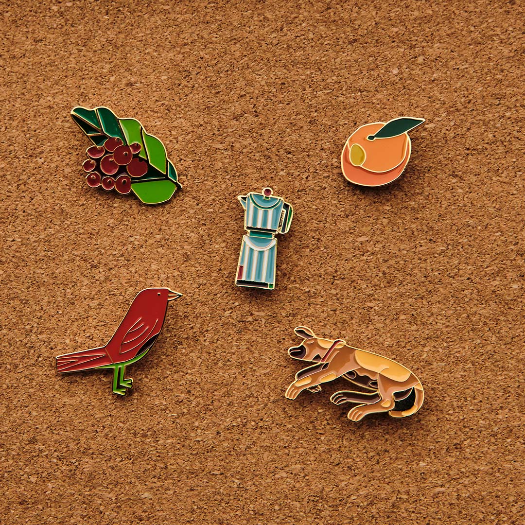 Pin - Coleção Expedição - Tangerina