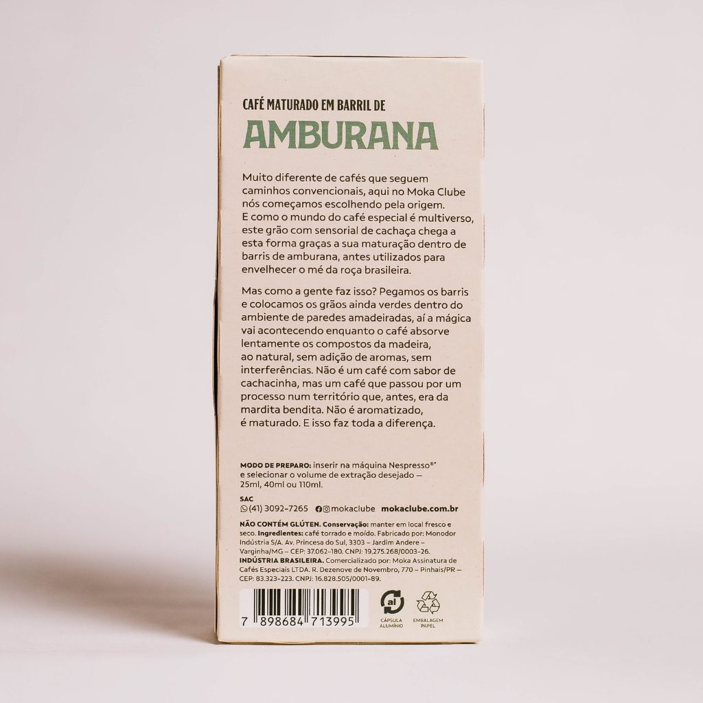 Cápsula Amburana Barrel Aged 10un