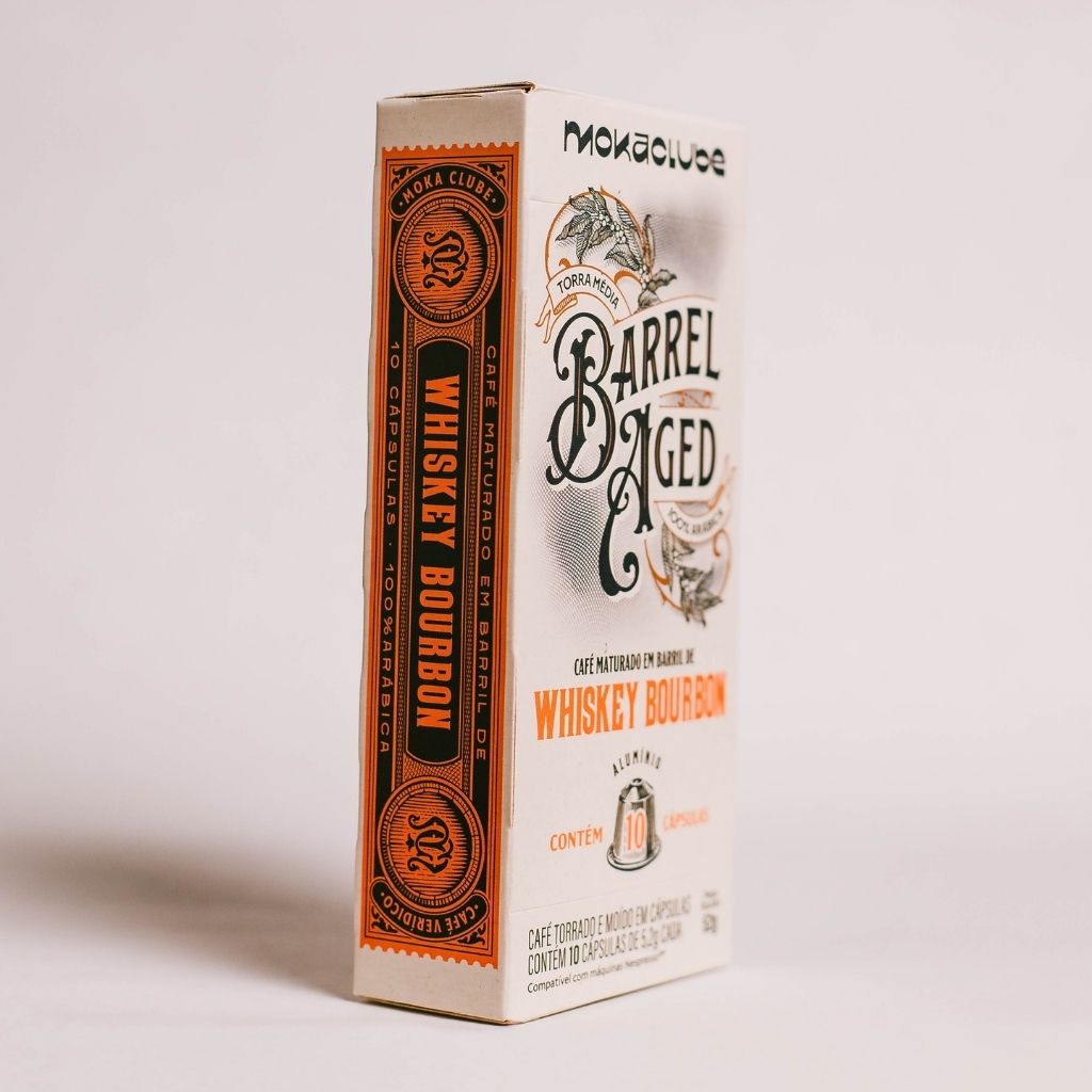 Cápsula Whiskey Bourbon Barrel Aged 10un