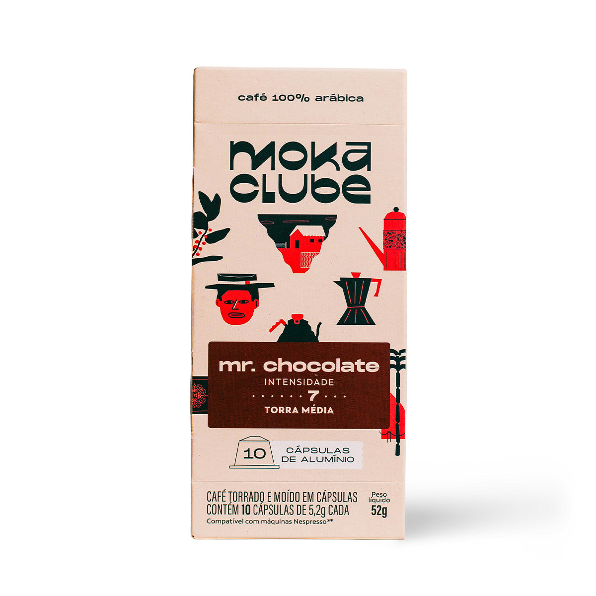 Cápsula Mr. Chocolate 10un