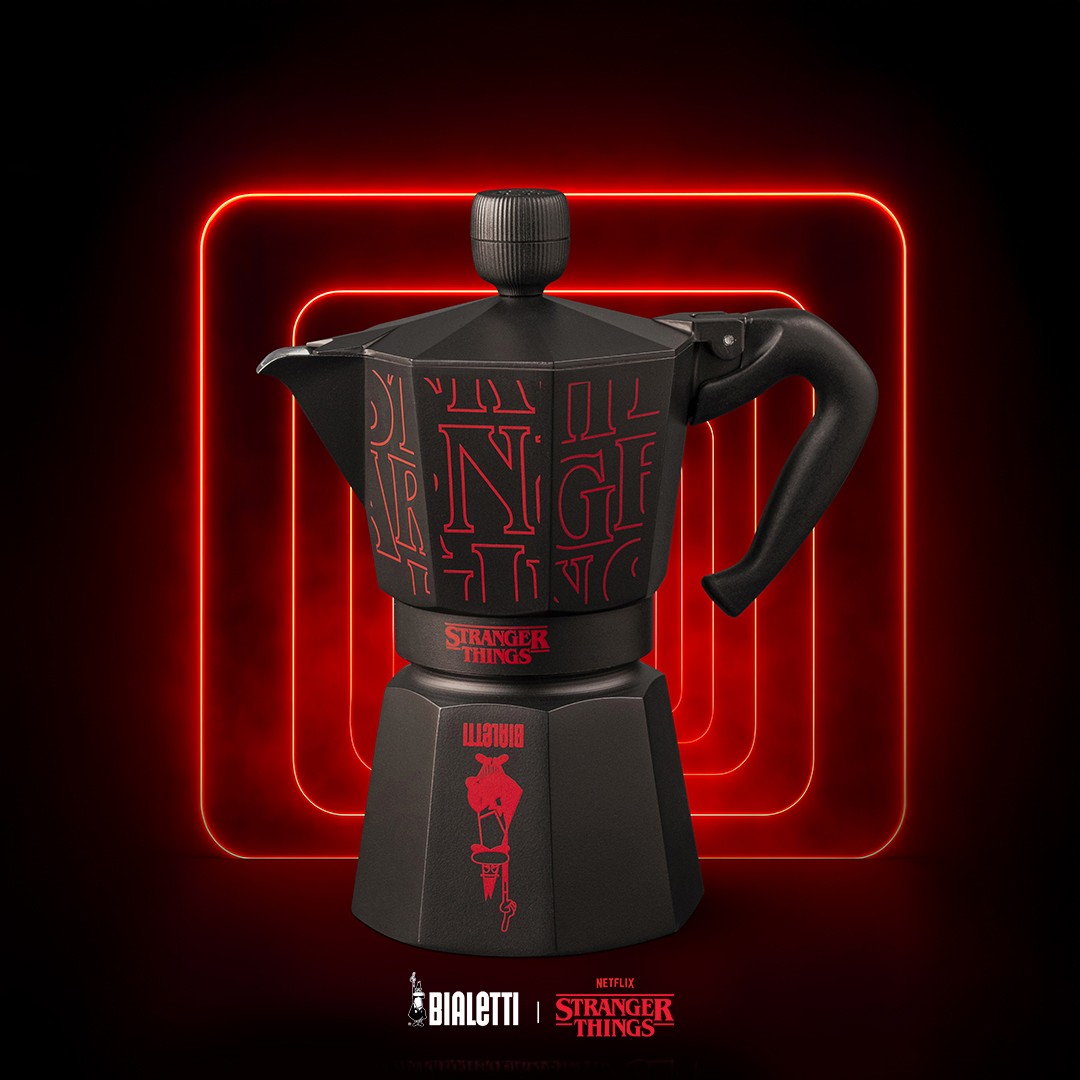 Cafeteria Moka 6 xícaras Stranger Things Bialetti