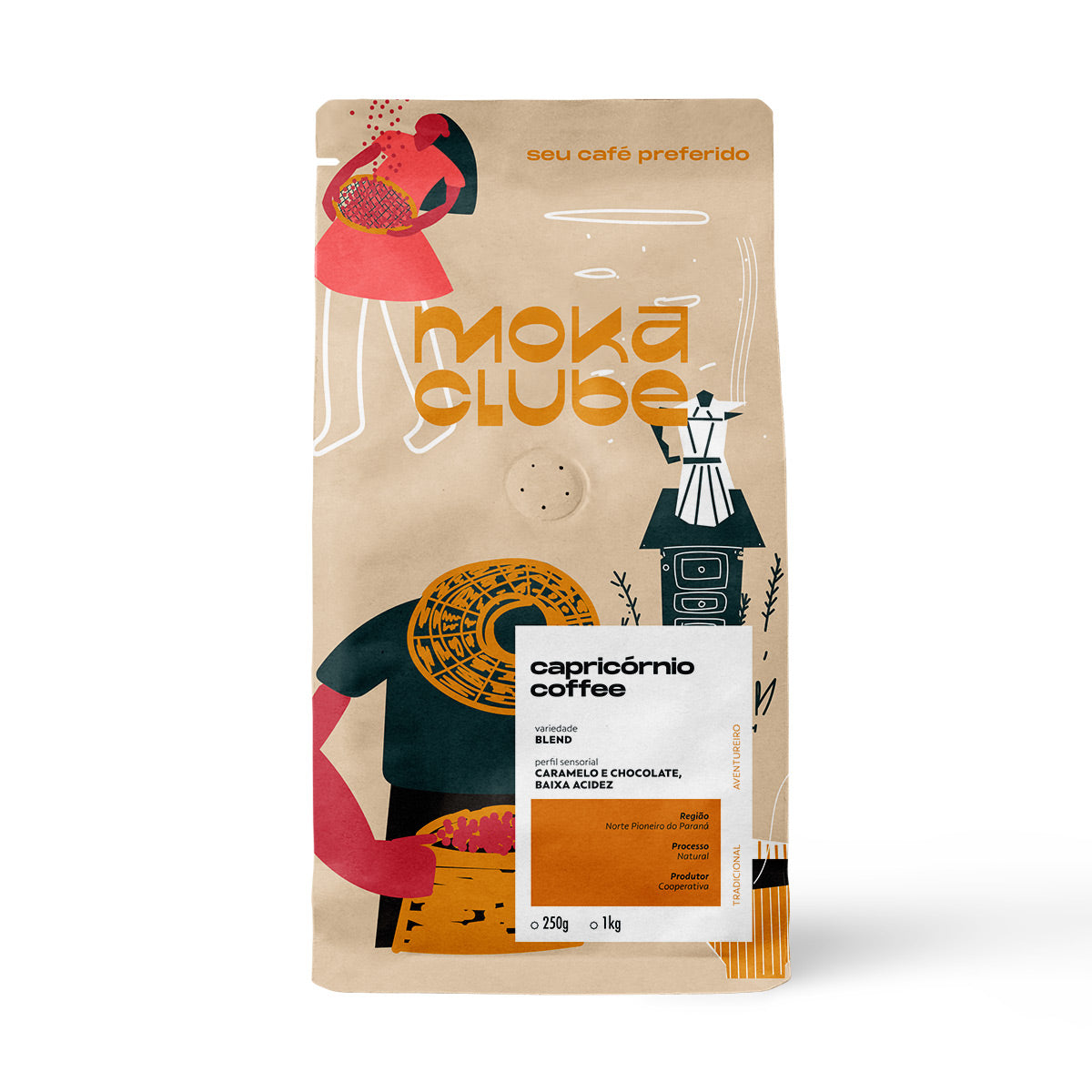 mokaページ⭐︎ Café Intenso Mezzanotte 250g - Moka Clube