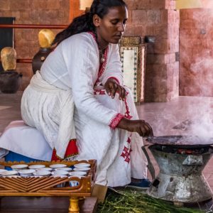 Cerimônia do café na Etiópia